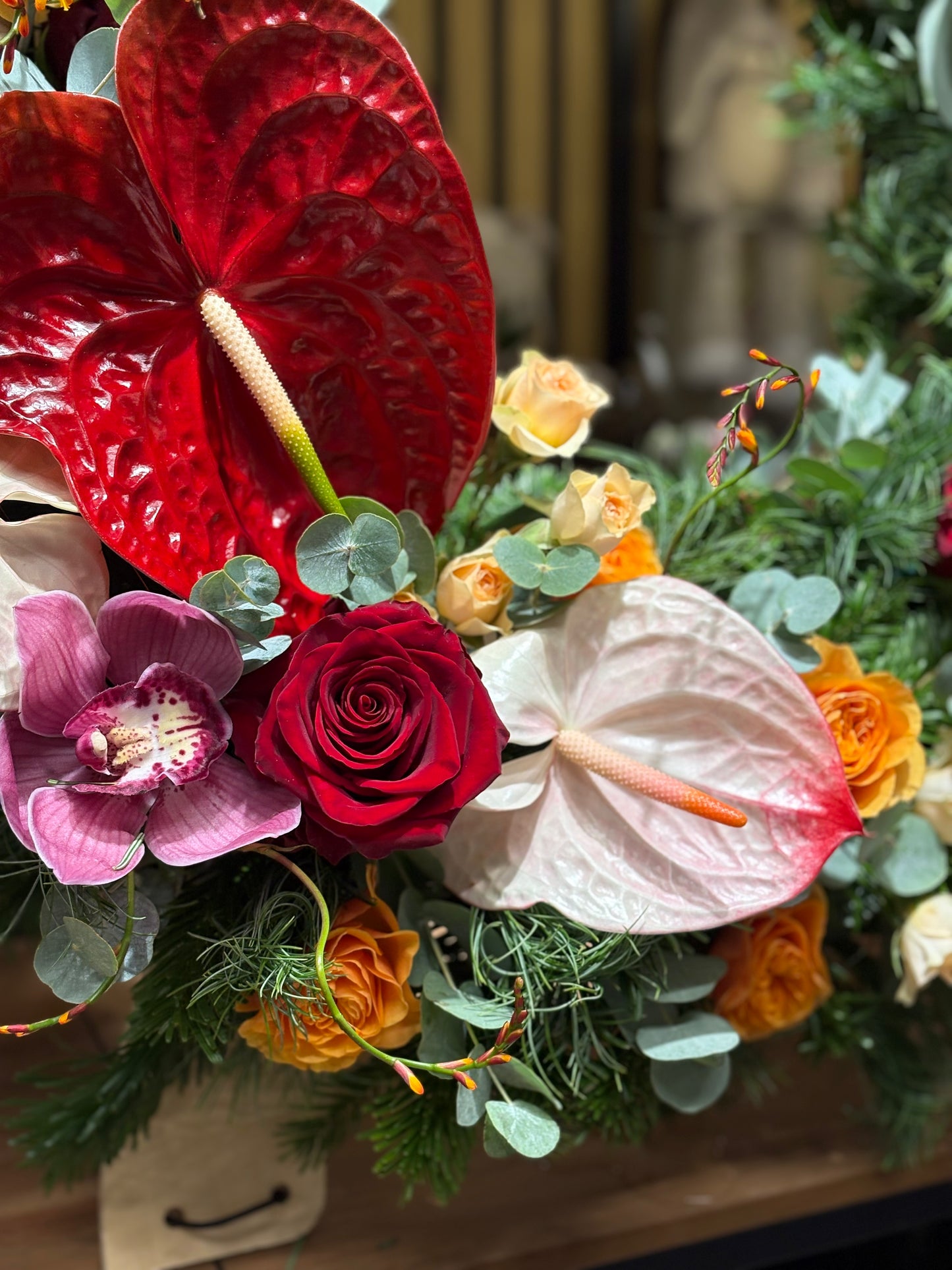 Smuteční věnec elegance