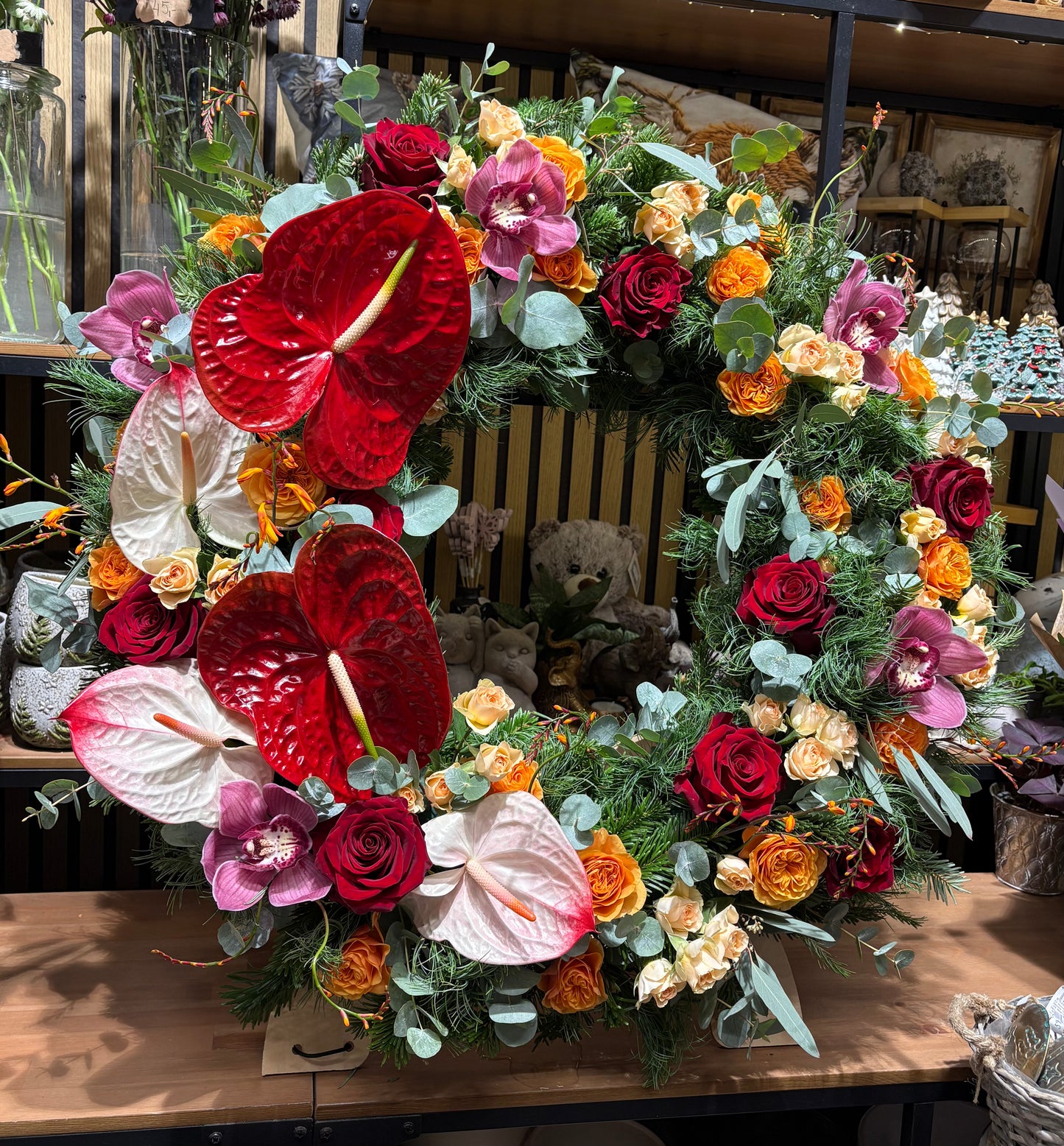 Smuteční věnec elegance