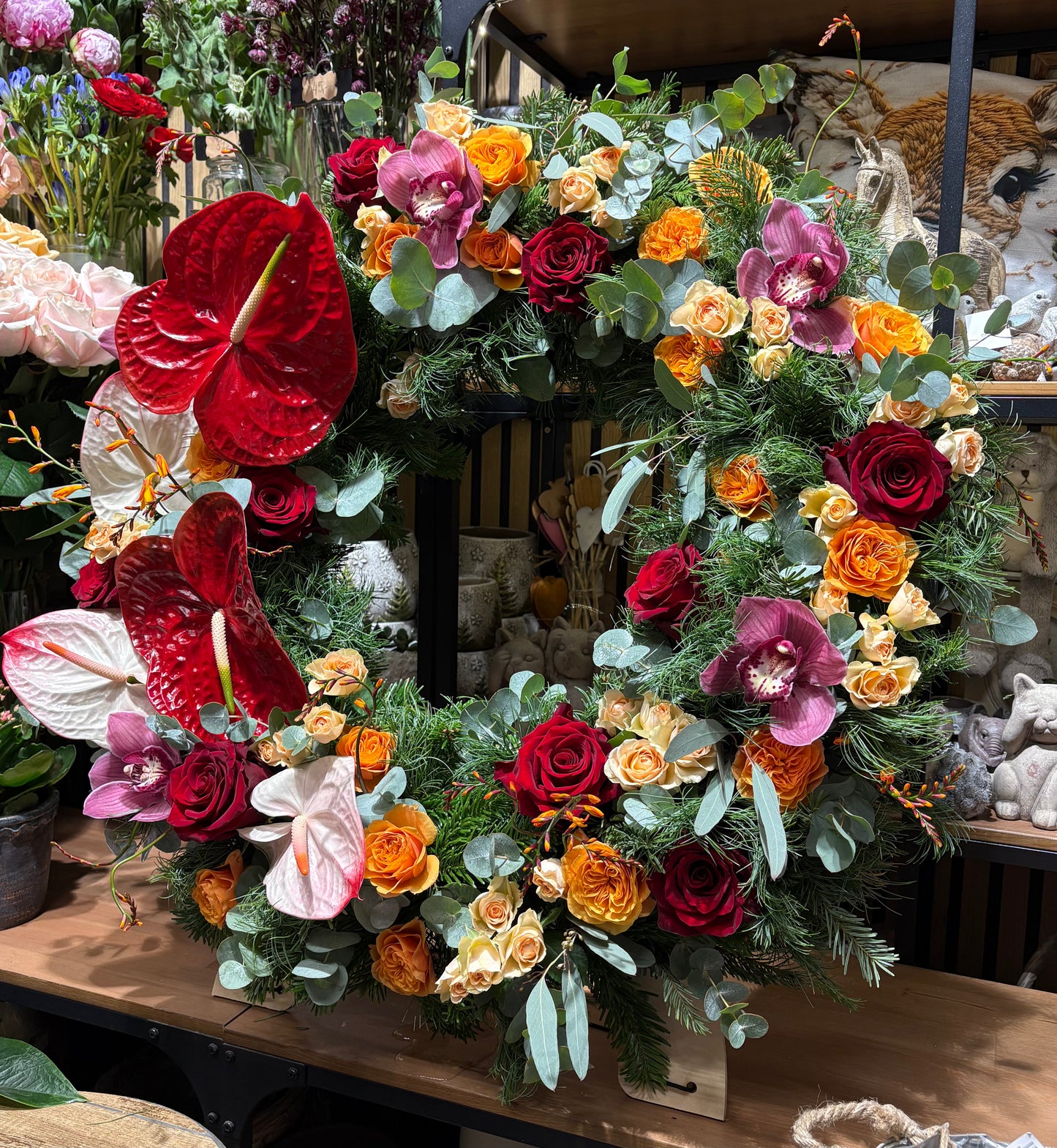 Smuteční věnec elegance